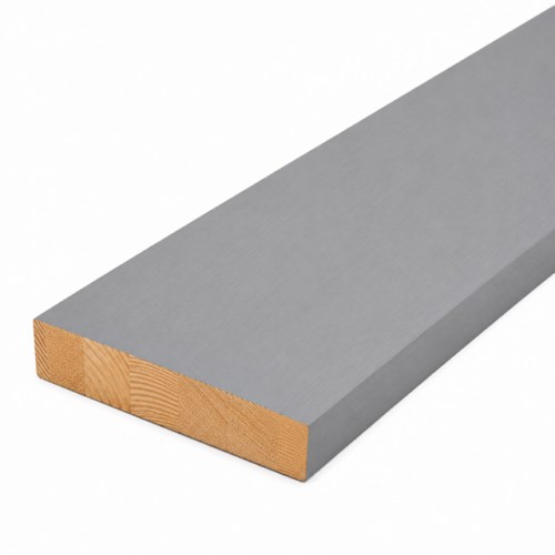 Yellow Cedar boeidelen 18x185mm, rift/halfrift gevingerlast/gelamineerd en grijs gegrond