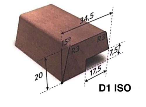 Meranti isolatie glaslat D1  20 x 34,5 mm met sponning 490cm